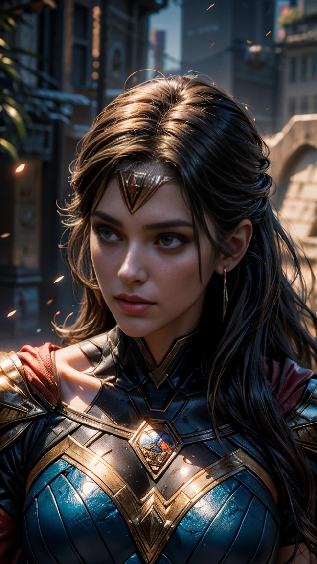 Portrait of SUPERMAN kissed WONDER WOMAN, UHD concept, retro aesthetic, earthy color palettes, analog glitches, cinematic 64k epic detailed 64k epic detailed photograph shot 64k highly detailed digital art, 64k high quality detailed art, 3d render character art 64k,UHD--- detailed fantasy digital art, k detailed digital art, hyper realistic textures, natural textures, elegant, super detailed, photo realistic, ultra realistic, intricate