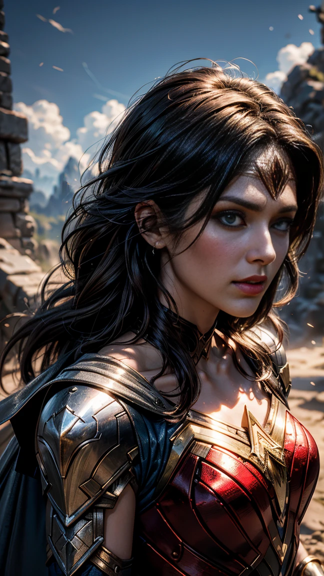 Portrait of SUPERMAN kissed WONDER WOMAN, UHD concept, retro aesthetic, earthy color palettes, analog glitches, cinematic 64k epic detailed 64k epic detailed photograph shot 64k highly detailed digital art, 64k high quality detailed art, 3d render character art 64k,UHD--- detailed fantasy digital art, k detailed digital art, hyper realistic textures, natural textures, elegant, super detailed, photo realistic, ultra realistic, intricate