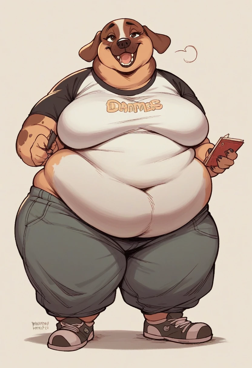 Fat obese sssbbw gluttony 45 year old dog mother and puppies 