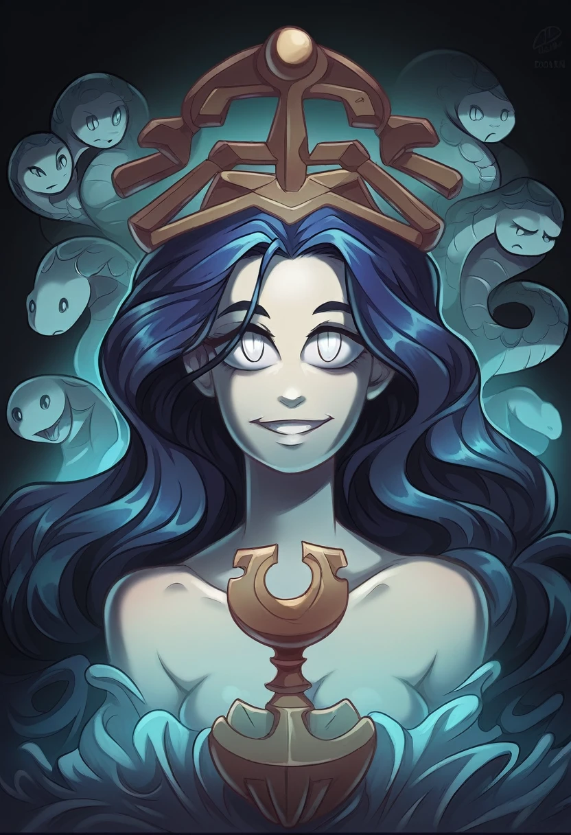 (on all fours), Medusa (with snakehair), (with a lot of skin exposed), big, deep cleavage, top quality, masterpiece, illustration, very delicate and beautiful, very detailed, cg, unity, 8k wallpaper, amazing, fine detail, highly detailed CG Unity 8K wallpaper, huge file size, very detailed, high resolution, handsome detailed woman, highly detailed eyes and face, stunning detailed eyes, face light, ( Best Illustration: 1.1), (Best Shadow: 1.1), Ultra High Resolution, (Photorealistic: 1.1), (Photorealistic 1.2:1.1), Realistic Face Proportions, Slim, Smile, Medusa, snakes