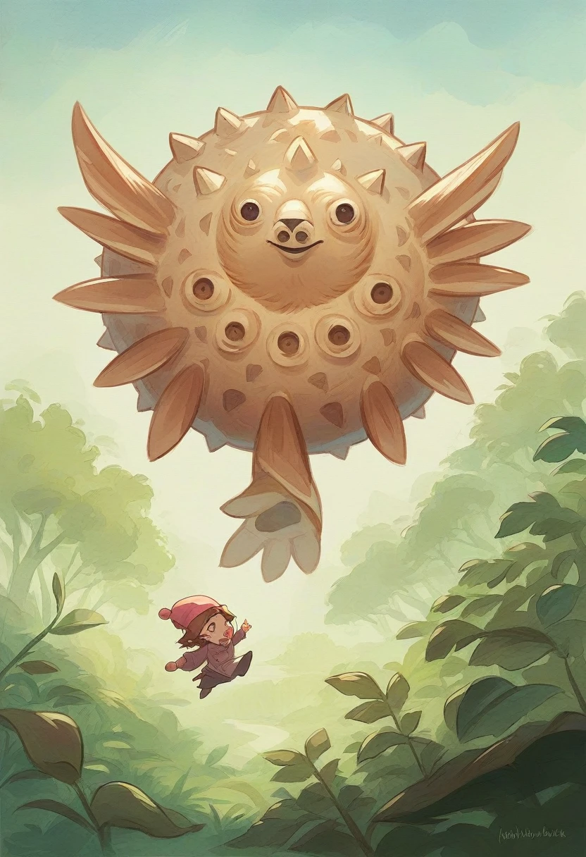 an ancient forest, presented with digital painting techniques that are extremely delicate and high-quality, reaching 8K resolution. The artwork has attracted much attention on the ArtStation website due to its sharp focus, rich light changes, and a very complex and detail-rich central composition. Inspired by artists like Lois van Baarle (Loish), Ilya Kuvshinov, and Studio Ghibli, the website's style presents a chibi kawaii aesthetic with soft and watercolor-like color tones.