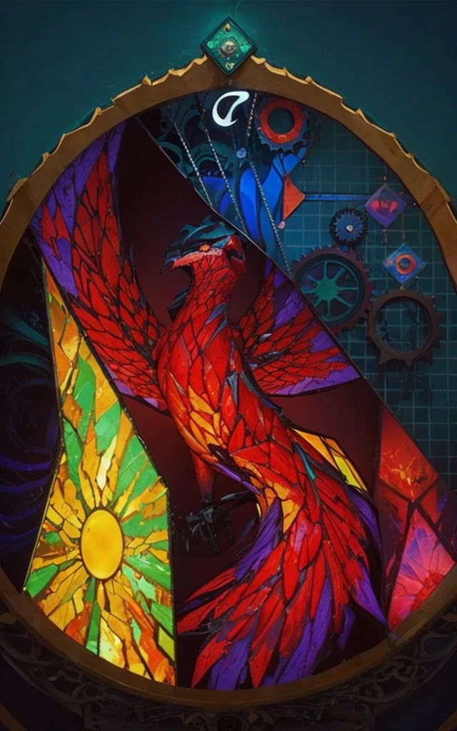 add more gears, and give the cracks more of a broken look