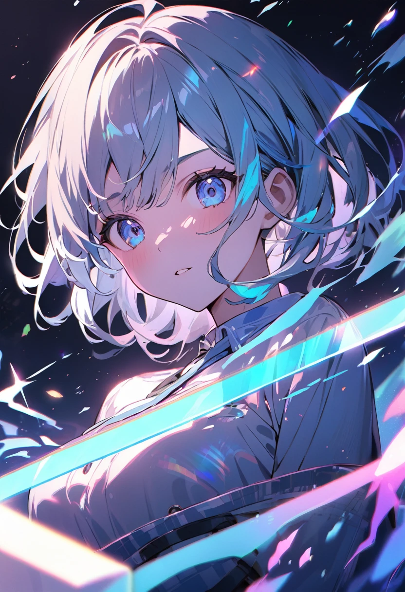 Holographic glow effect