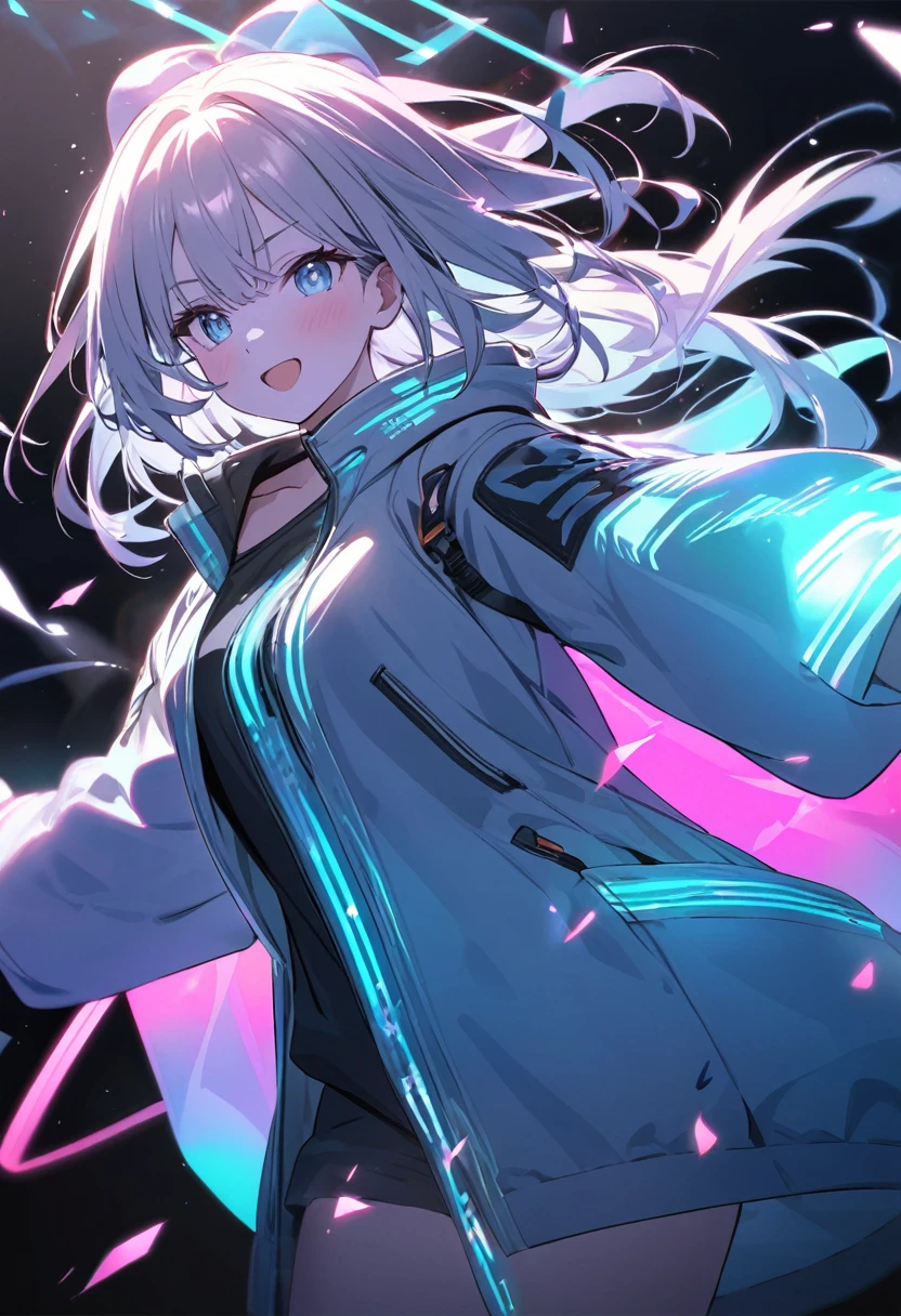 Holographic glow effect