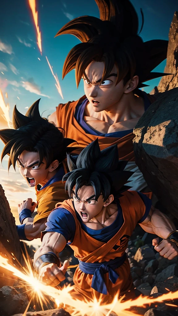 Goku and friza fight