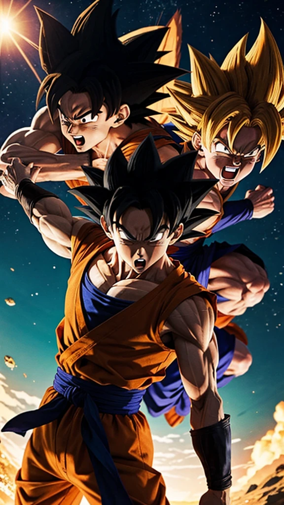 Goku and friza fight