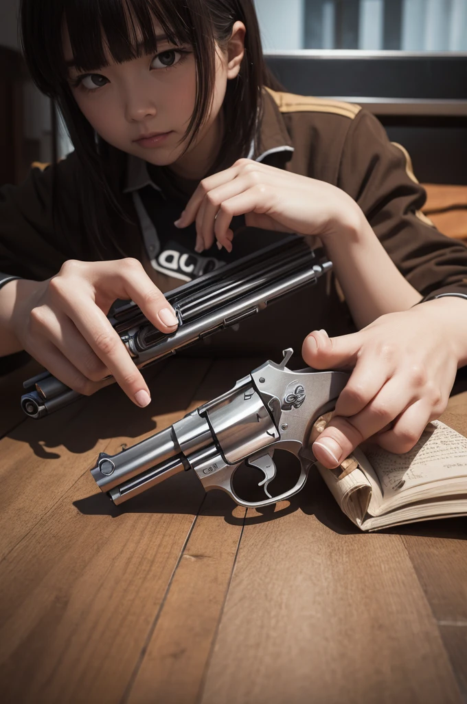 Make a picture of a 38 revolver