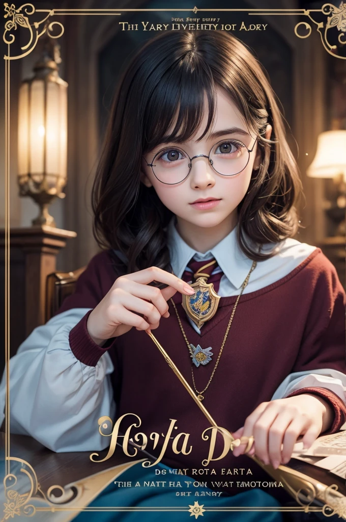 6th birthday invitation for someone named Sofia, tema do Harry Potter