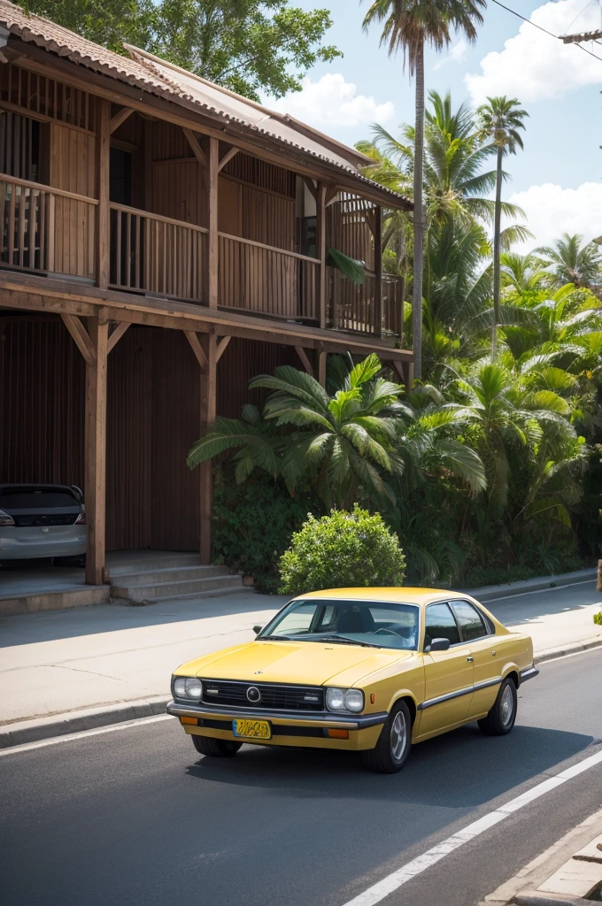 automobile, House, pineapple