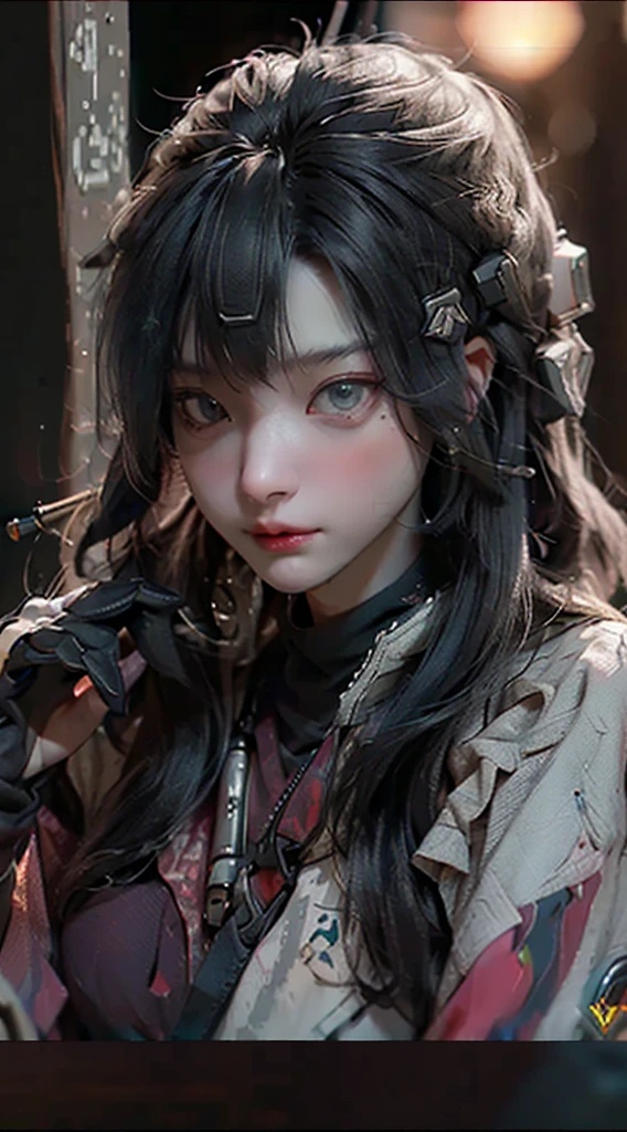 ((Best quality)), ((masterpiece)), (detailed:1.4), ((A sniper:1.5)), 3D, an image of a beautiful cyberpunk female,HDR (High Dynamic Range),Ray Tracing,NVIDIA RTX,Super-Resolution,Unreal 5,Subsurface scattering,PBR Texturing,Post-processing,Anisotropic Filtering,Depth-of-field,Maximum clarity and sharpness,Multi-layered textures,Albedo and Specular maps,Surface shading,Accurate simulation of light-material interaction,Perfect proportions,Octane Render,Two-tone lighting,Wide aperture,Low ISO,White balance,Rule of thirds,8K RAW,