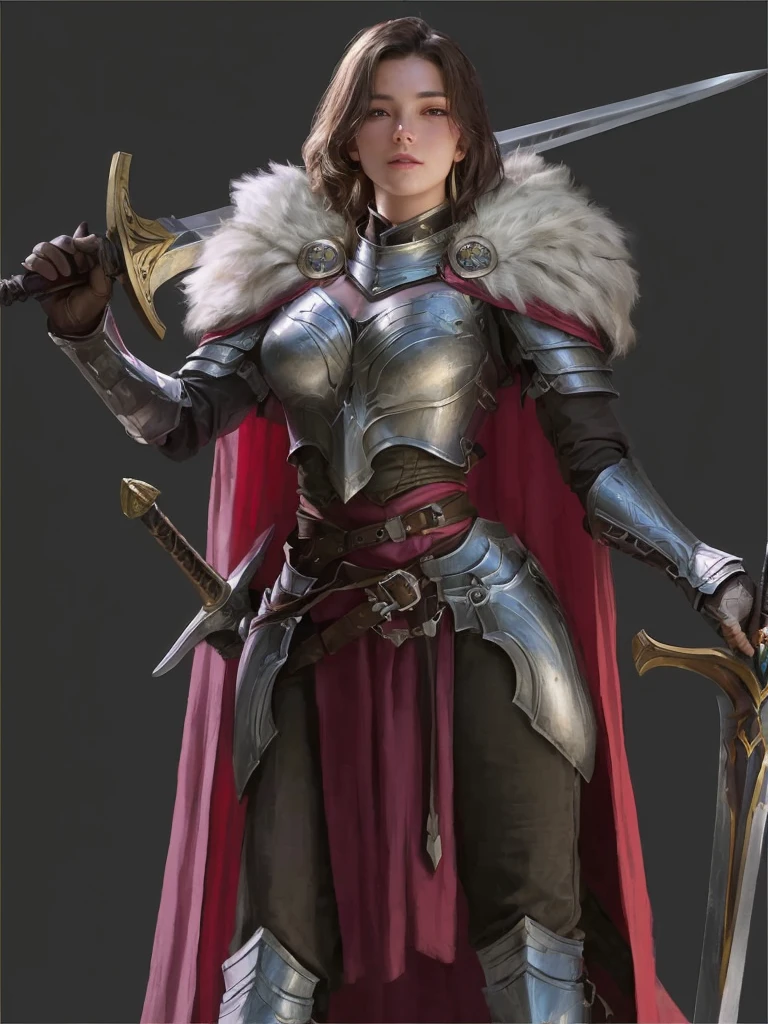 One is wearing armor、Close-up of woman holding sword, portrait of Female Paladin, Female Paladin, Female Knight, Fantasy Paladin Woman, picture of Female Paladin, Female Warrior, north adult Female Warrior, gorgeous Female Paladin, Portrait of a Knight Woman, north Female Warrior, Hero fantasy character concept, beautiful Female Knight, of a beautiful Female Knight,Lewd,Sexual arousal,nude