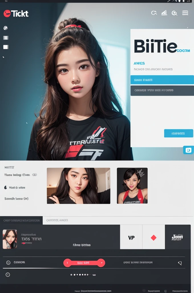 create a professional logo for a postcast cuts profile on tiktok. The account name is Bitesize