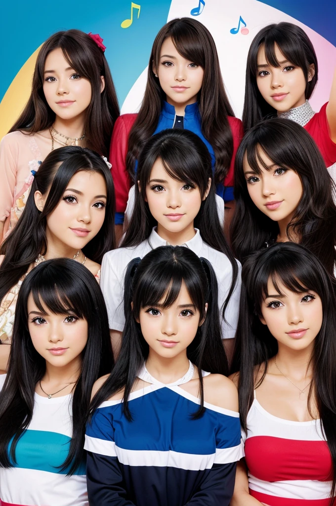 Pfp, music, amature singers, group, animeted, cute