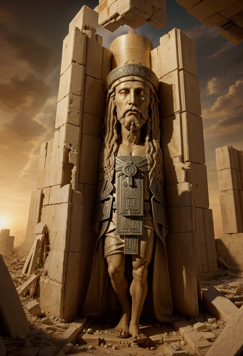 create a high resolution image about the construction of the third temple in israel and the second coming of jesus based on the following keywords: APOCALYPSE THIRD TEMPLE IN ISRAEL FINAL JUDGMENT END OF TIMES END OF TIMES RETURN OF JESUS SECOND COMING OF JESUS SECOND COMING OF CHRIST HUNGER WAR EARTHQUAKE NATURAL DISASTERS