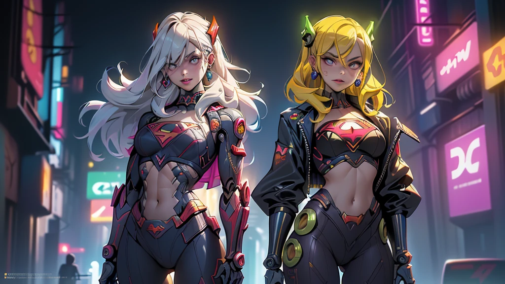 (La Best quality,a high resolution,Ultra - details,valid),Ariana Grande , portrait, (DC Zombies Supergirl:1.4 ) , (biomechanical yellow :1.4 ) , complex robot, full height, hyperrealistic, crazy little details, Extremely clean lines, (cyberpunk aesthetic) , (masterpiece presentada en Zbrush Central) , brutalist gothic cathedral, cyberpunk, Photo, award winning, hips, neon lights, cyber participant, (Cowboy pose) ,More detailed 8K.unreal engine:1.4,uhd,La Best quality:1.4, Photoреалистичный:1.4, skin texture:1.4, masterpiece:1.8,First job, Best quality,Объект Object], (detailed facial features:1.3), (chemical laboratory ruins background:1.4 ), (cyberpunk 2.1), (Convex detailed fingers), (Ideal Anatomy), (beautiful blue eyes),( yellow underwear) 