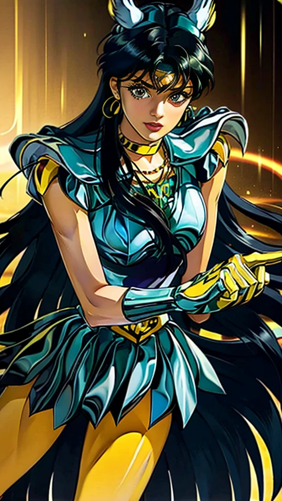 ((​masterpiece:1.4)、(top-quality:1.4)、(reallistic:1.7))、masuter piece:1.4、a beauty girl、(sailormoon:1.4)、Sexy female combat suit sticking to body、(latex shiny)、(The jacket is a white sleeveless sailor suit)、(Skirt is blue sexy ultra ultra mini skirt)、The collar of the sailor suit is blue with two thin lines.、Red cloth ornament at chest、(Wearing white gloves)、Kawaii Girl、Super beauty、foco nítido、Portrait photos、Upper body photography:1.4、beautiful countenance、beautidful eyes、Narrow waist、(Yellow long hair:1.4)、Raw photo、red-lips、Red boots:1.4、a choker:1.4、a necklace:1.4、耳Nipple Ring:1.4、1 screen display、Outdoor landscape