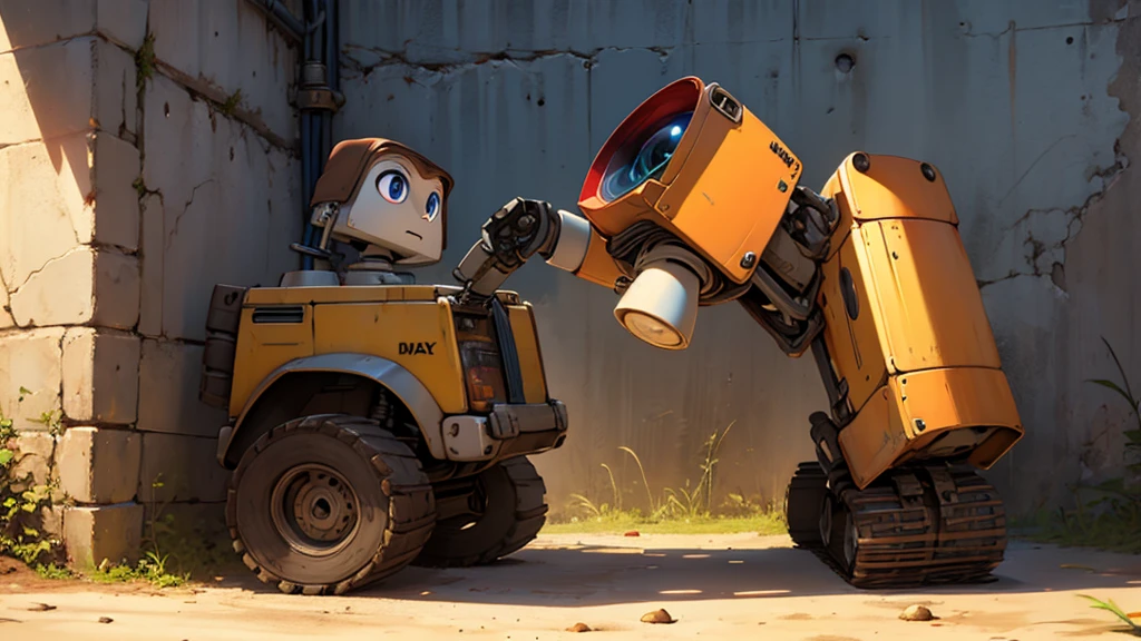tender robot like wall-E