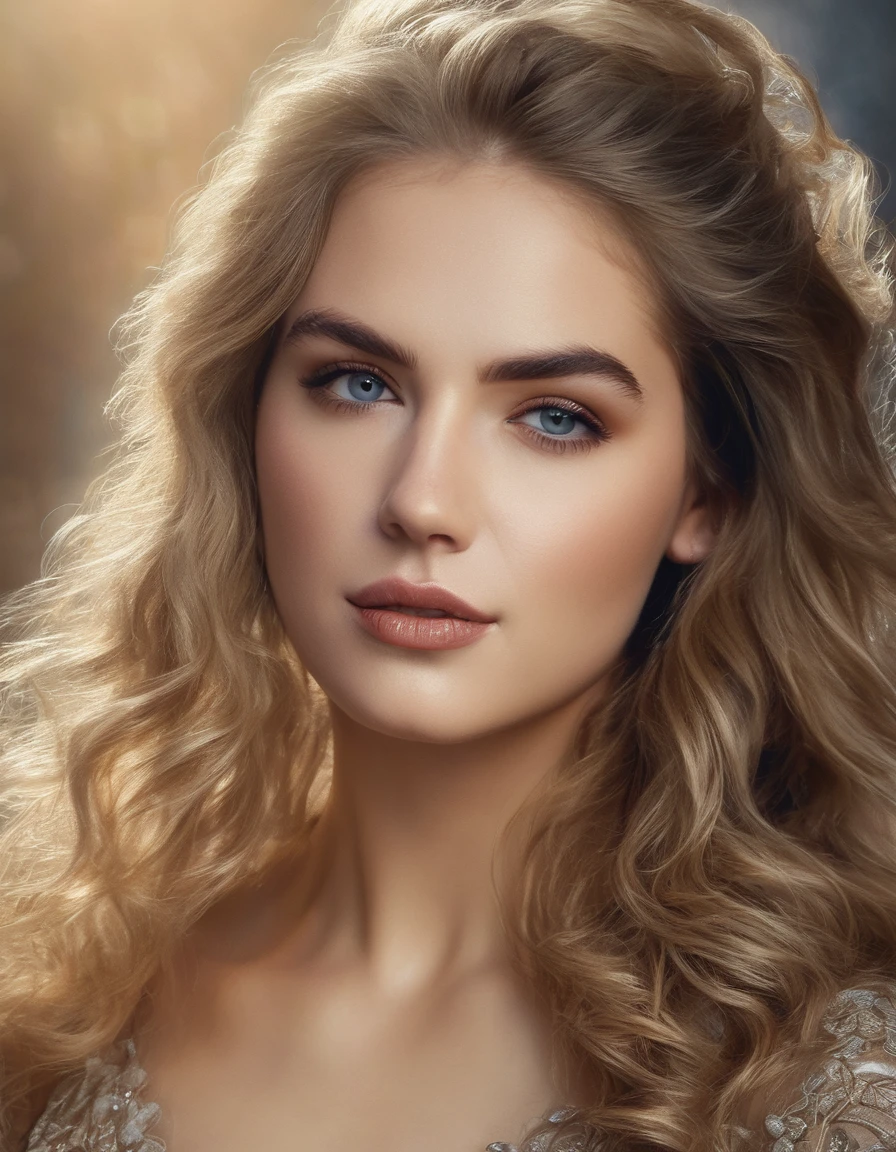 a beautiful woman, ultra realistic 4k hd, photorealistic, realistic skin and facial features, beautiful detailed eyes, beautiful detailed lips, extremely detailed face, long eyelashes, elegant dress, flowing hair, natural lighting, intricate details, hyperrealistic, highly detailed, masterpiece, cinematic, dramatic lighting, warm color tones