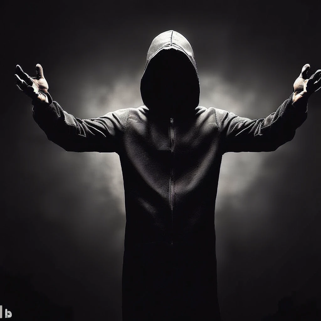 Hooded man, wearing a dark hood, hooded figure, hooded figure surreal, hooded, in a black hoodie, vantablack cloth technology, hooded figures, clothed in hooded, Homem misterioso, faceless people dark, wearing a black hoodie, cloaked, gothic wearing hooded dark cloak, dark cloaked figure