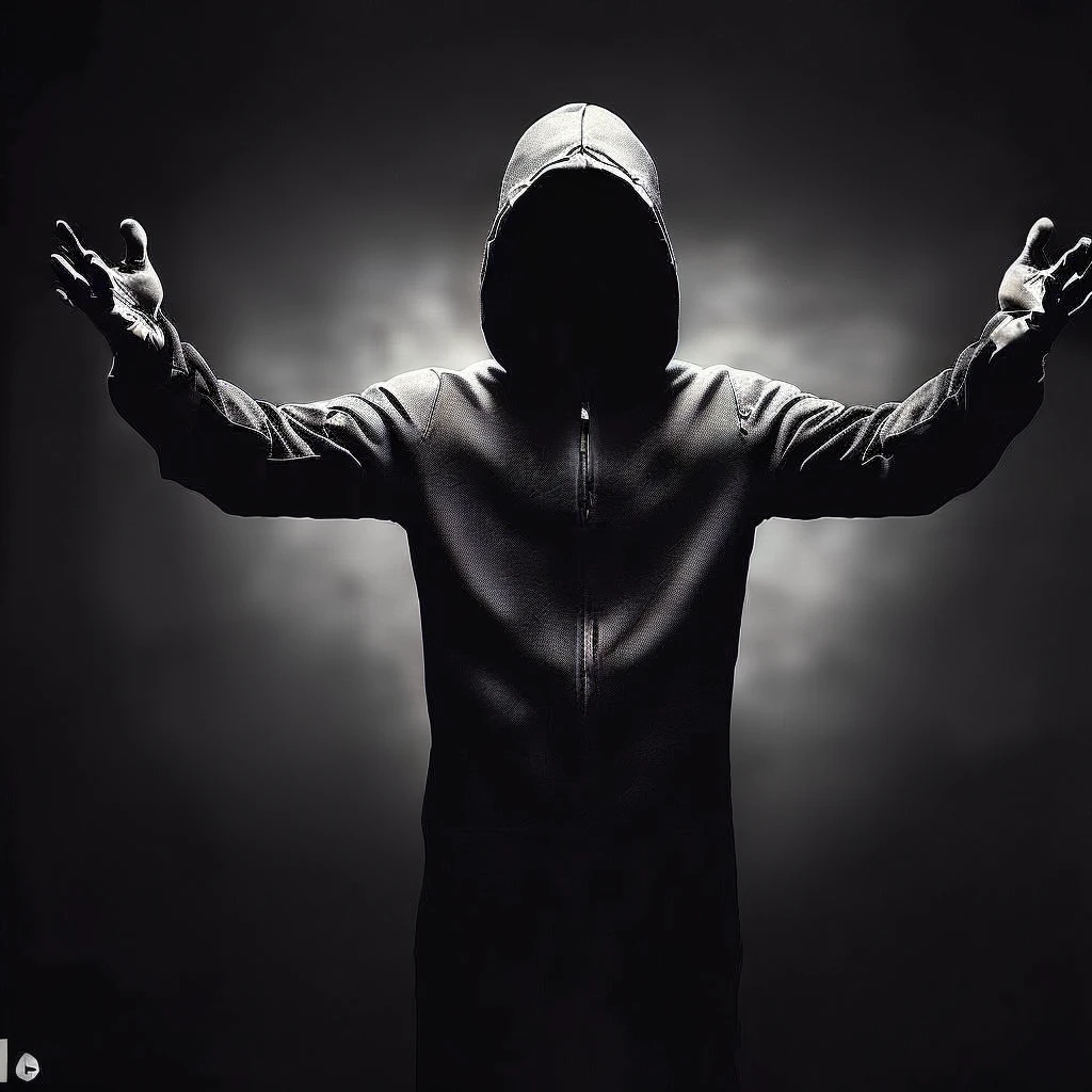 Hooded man, wearing a dark hood, hooded figure, hooded figure surreal, hooded, in a black hoodie, vantablack cloth technology, hooded figures, clothed in hooded, Homem misterioso, faceless people dark, wearing a black hoodie, cloaked, gothic wearing hooded dark cloak, dark cloaked figure