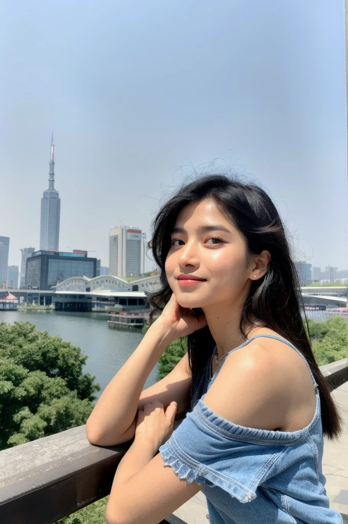 Indian girl in seoul south korea