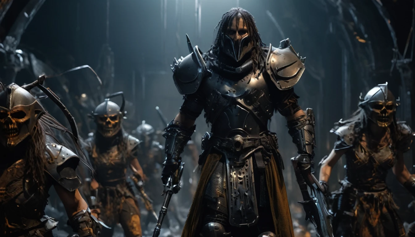 (3D rendering:3.1) in (medium full shot:3.1) of lot of characters from (metal hurlant magazine:3.1), inspired by style of Greg Rutkowski art, female barbarian warriors in battles with swords and shields in external battlefield, with fog., space creatures (with Creepy, Sci-Fi, Fantasy and Horror:2.9), directed by ridley scott (Cinematic:3.1), horror movie, horrified, terrified, insane, disgusting, disturbing, Impactful, cgsociety, hyper-detailed, digital illusions, cyberspace, photorealistic, arts visuals. Ultra detailed, RAW photo, artstation style, concept art, (masterpiece:2.9), 8k, realistic textures, (3D rendering:3.1)