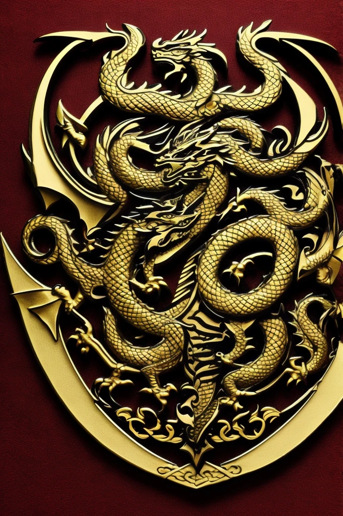 Dragon symbol, coat of arms