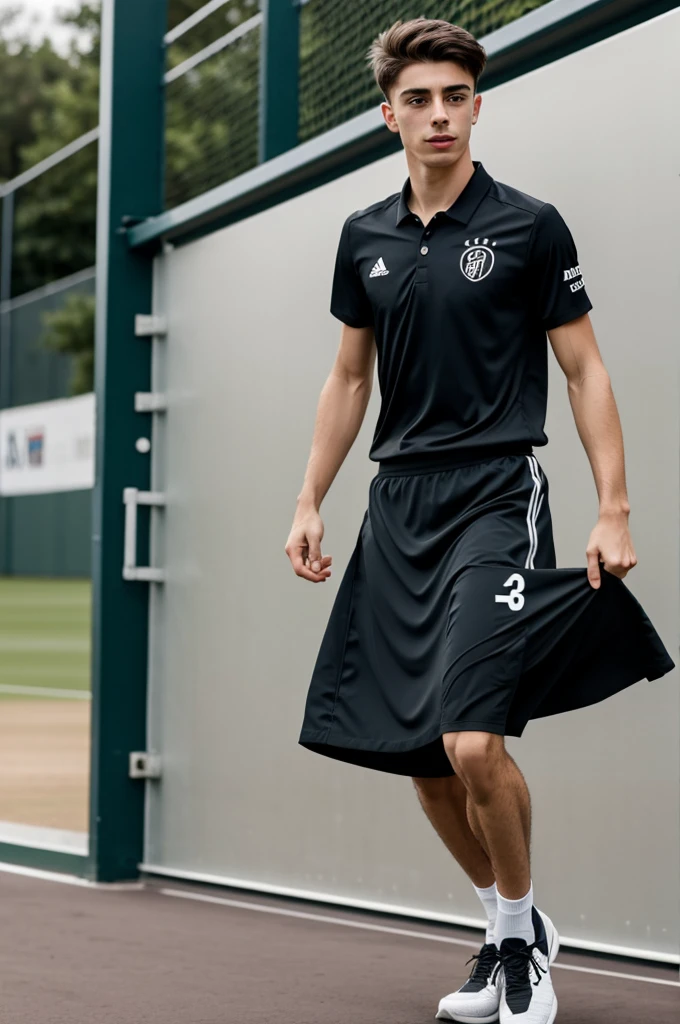 Kai havertz wearing tennis skirt 
