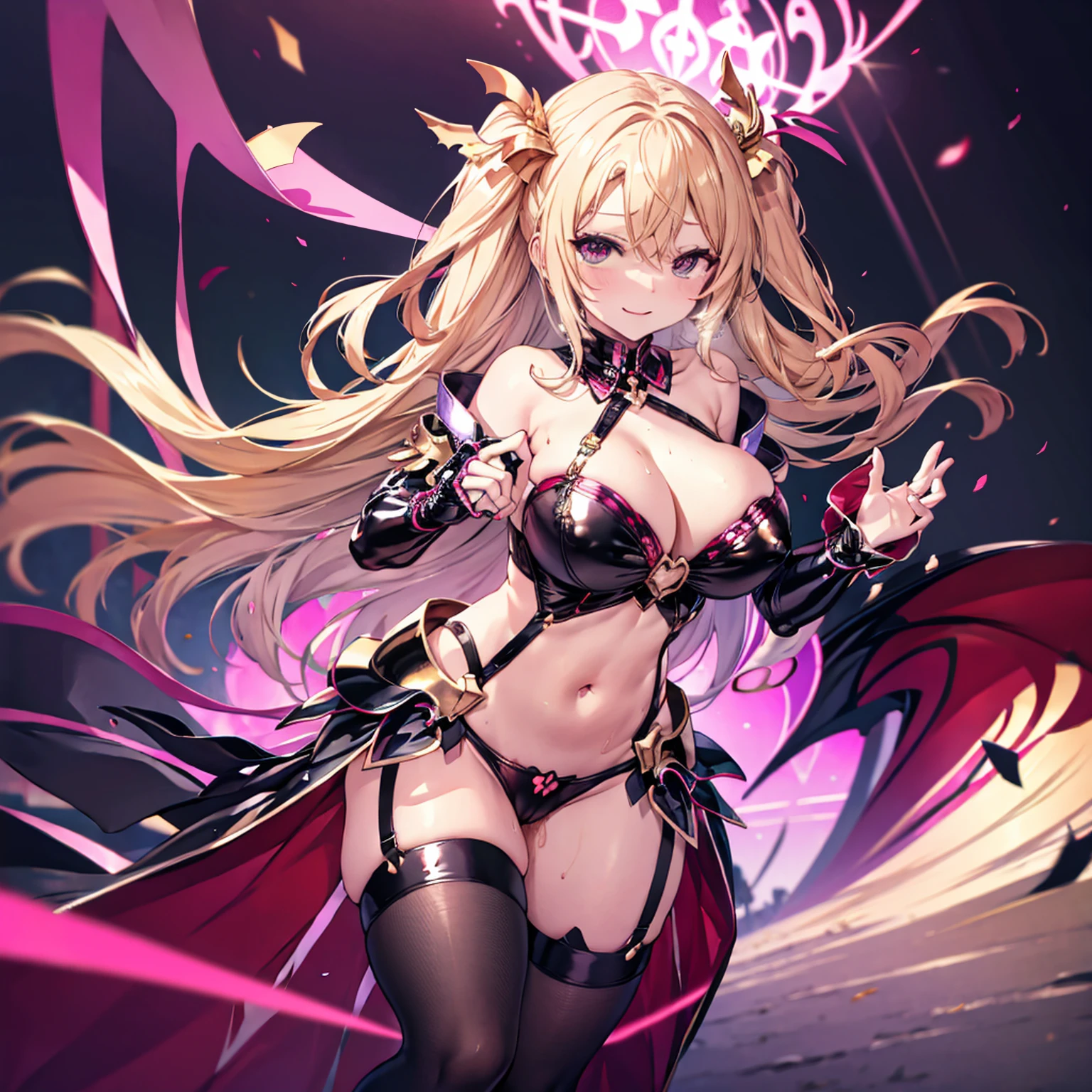 (masterpiece),(Highest quality),(Very detailed),(Best illustrations),(Best Shadow),(Absurd),(Detailed Background),(so beautiful), 16K, 4K, (so beautiful)Bradamante, One person, One personで, Curvy, Big Breasts, , , blonde, , Fluorescent pink eyes, , , , (Crisis in ophthalmology), , Perfect figure, Heart-shaped pupils, BDSM, , front leg pose, arched back, Sticking out tongue, , , orgasm, Afterglow, Sexy smile, , Beautiful nipples, Pussy, , , Sexy posture, , , (squint), (Roll your eyes), , tears目, tears, , , , , Saliva trace, , Glowing Skin, , , , Ahegao, break, , Dramatic lighting, Psychedelic Background, Clear liquid, , night, Sex slave, Drugs, Torrent of Light, mysterious, Voice of the Heart,