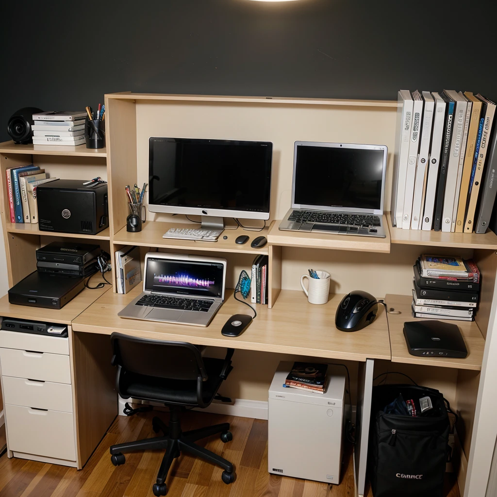 describe your computer desk to me