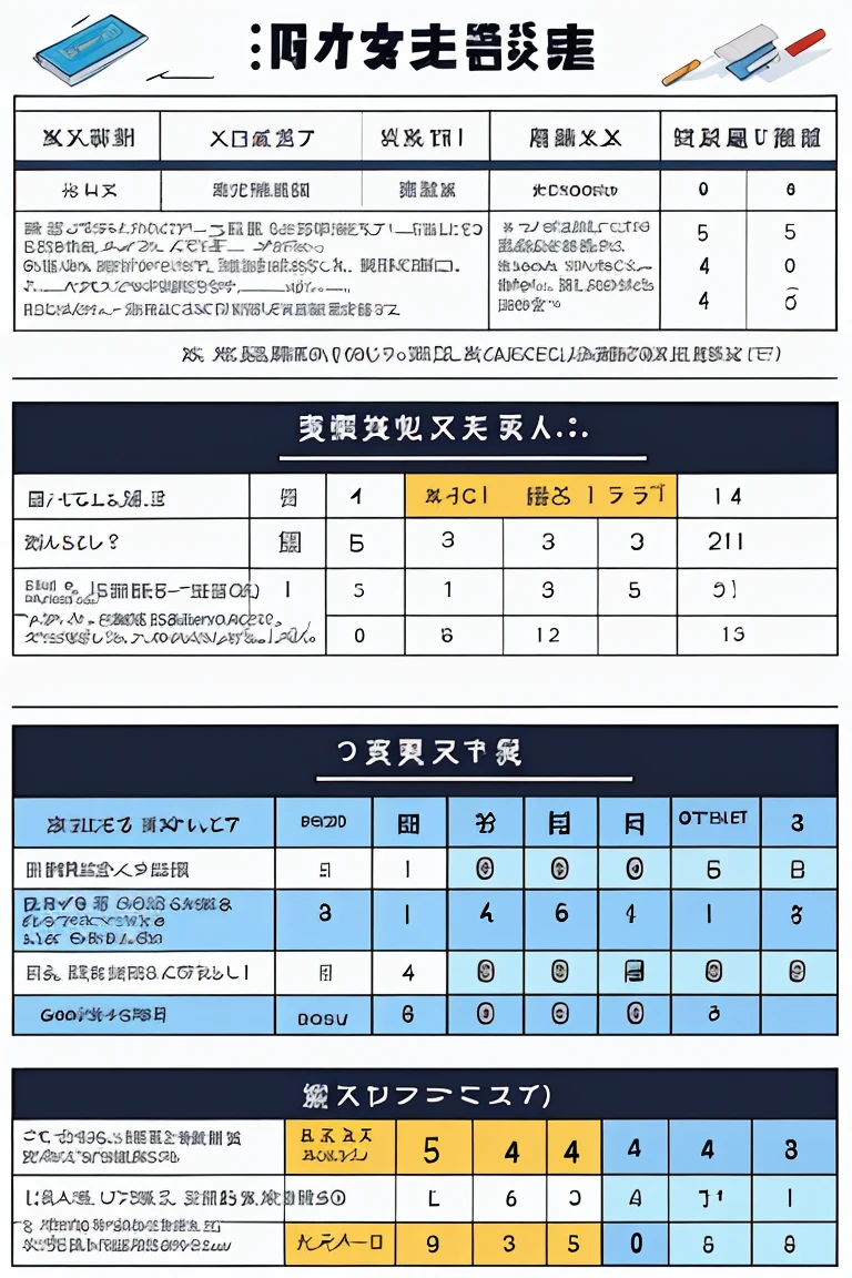 high quality, detailed, Nationwide, Role List, vector, White background, Reference table, Pretty Face、Reference table,Triangulation