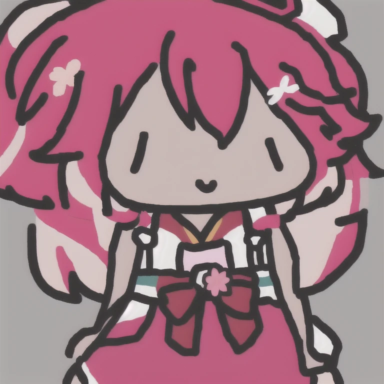 Highest quality,Absurd resolution, One girl,alone, Miko 2, sakura miko,
 