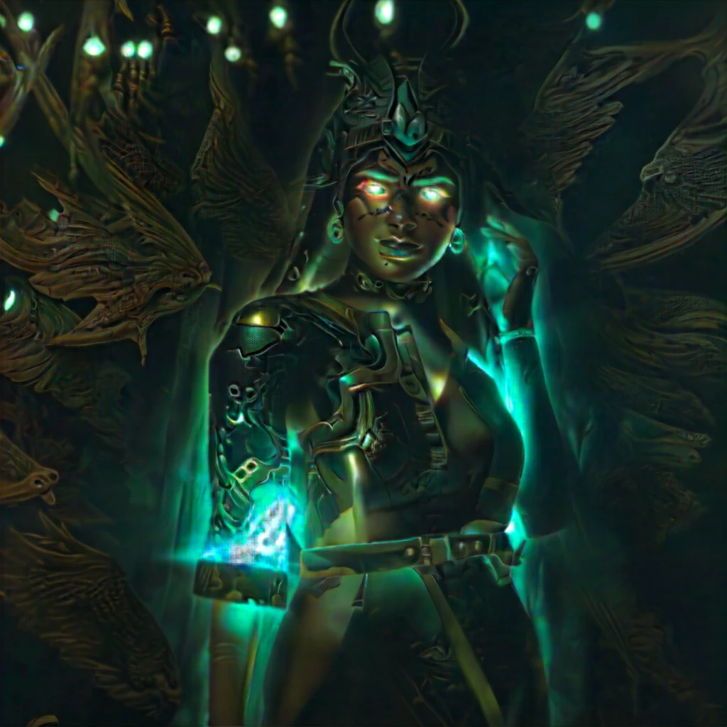 masterpiece, best quality, (extremely detailed CG unity 8k wallpaper), (best quality), (best illustration), (best shadow), absurdres, realistic lighting, (Abyss), beautiful detailed glow, art by PeterMohrBacher,