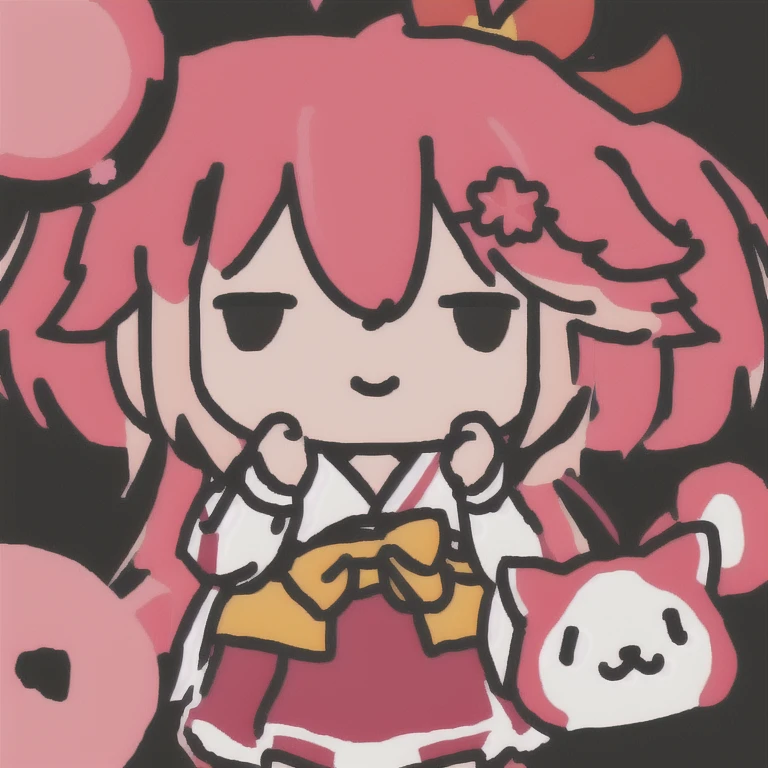 Highest quality,Absurd resolution, One girl,alone, Miko 2, sakura miko,