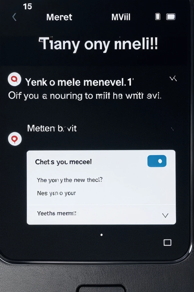 Okay I want a image with 1:1 aspect ratio with black background only having a text in middle "check mail everyday" and below the text a tick mark symbol