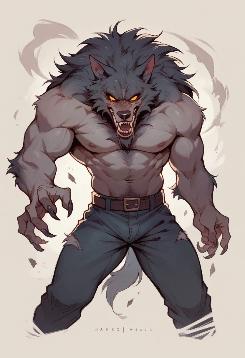 A werewolf, a mental illness