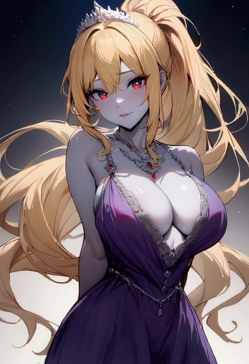 1 beautifull kitsune queen, hands behind, hairs covering ears,blonde hairs, french braid, hair hide ear, hime cut, very long hair, heart-shaped pupils, animal ears,european face, fox ears,"long orange fox ears with black tips", covering ears, kemonomimi mode,tail emanating(9 tails fox),huge tits, large hips,((fully clothed)),miku clothes, no nsfw, high detail, depth of field, masterpiece, anatomically correct, high quality, award winning,(masterpiece, best quality),sunny,((extremely detailed background)), traditional temple, facing viewer,action pose,Beautiful Finger,Beautiful long legs,Beautiful body,Beautiful Nose, perfect face,(mature:1.1),(milf:1.1),(mature female:1.3),make up,parted lips,(shiny skin:1.3),(perfect female body:1.2),(gorgeous detailed skin),(detailed hair), masterpiece, high quality, highres, absurdres,(beautiful and aesthetic:1.2), beautiful hand, 4k, 8k, perfect balance, detailed aqua eyes, perfect eyes, expressive eyes, looking at viewer, expressionless, ray_tracing,intricate details,depth of field, extremely delicate and beautiful, (Beautiful,), (beautiful_face:1.5)