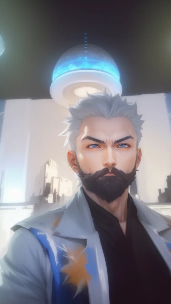a close up of a person with a white hair and a white outfit, ultra instinct, an epic anime of a energy man, anime epic artwork, dragon ball concept art, highly detailed portrait of goku, super saiyan blue, super saiyan, 4 k manga wallpaper, detailed digital anime art, advanced digital anime art, detailed anime artwork, badass anime 8 k