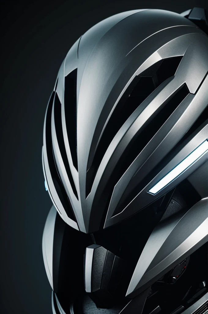 Futuristic horror helmet