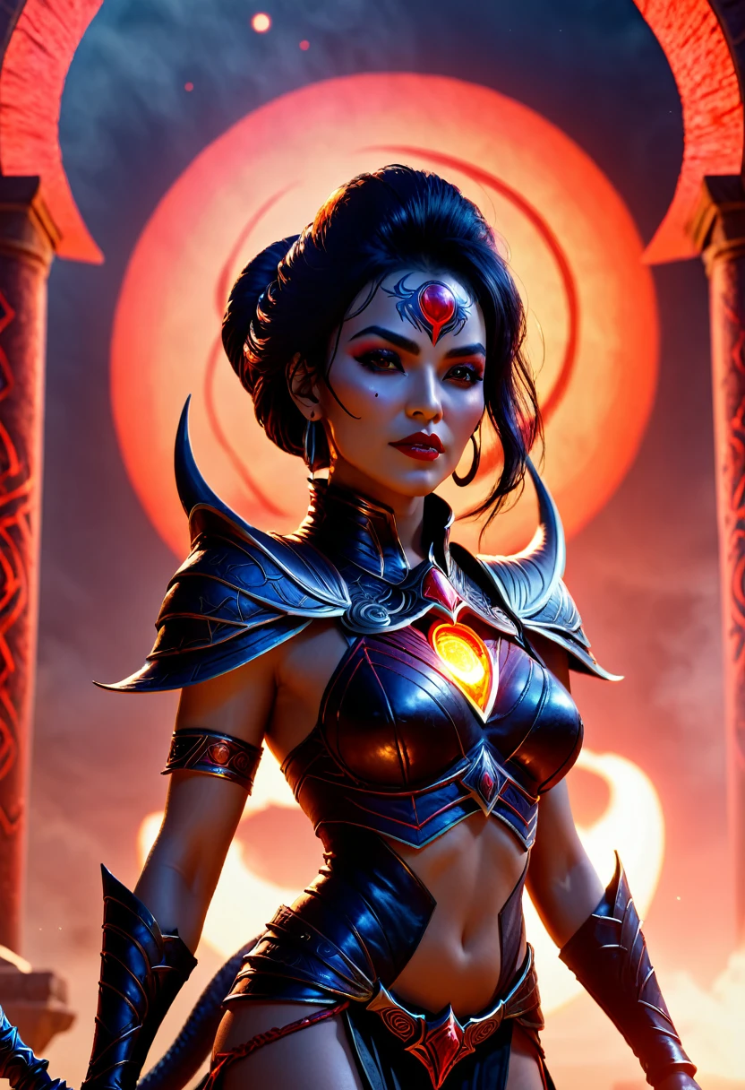 Slayer of Apep, Kiss Of Death, Elara, Legacy of the Red Sun, 4k, unreal engine, cinematic lighting