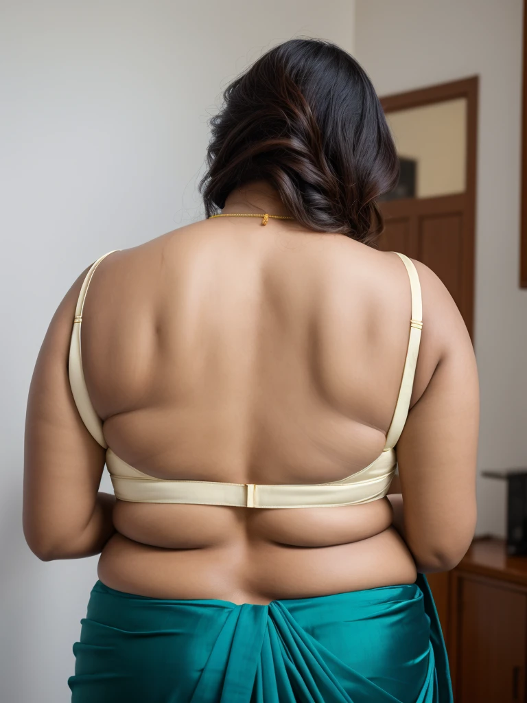 Foto RAW, photorealistic, photography, full body shot, master shot, perfect eyes, goddess like beauty, pierced eyes, perfect thick chubby mallu Desi aunty bhabhi, Wearing a Stanapatta, a chest-band.Saree model, model Photography, Indian saree shoot, Indian traditional wear advertising photography, traditional wear brand shoot, face of Indian actress Sonakshi Sinha, masterpiece, realistic, realism, incredible details, pleasure, photorealism, detailed skin, skin pores, high contrast, photorealistic Artstation 8k HD digital art trend of high definition and detailed realistic skin texture, ultra detail, realistic skin texture, armature, best quality, ultra high definition, (photorealistic:1.4),, high resolution, detail, raw photo, sweat, Re sharp, by Lee Jefferies Nikon D850 Film Stock Photo 4 Kodak Portra 400 Camera F1.6 Lens Rich Color Ultra Real Realistic Realistic Textures Dramatic Lighting Unreal Engine Trending at Art Station Cinestill 800,(pele altamente detalhada: 1.2), 8k UHD, DSLR, soft-lighting, alta qualidade, grain of film, Fujifilm XT3,she didn't like to wear blouse or bra, she is happy to wear only saree, she hates blouse or bra, detailed hairy armpits, hyper realistic skin, skin pores, sweat, veins,