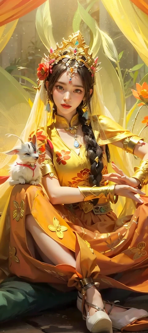 close up of a girl or woman, detailed hair , big booobs , shadowbringers cinematic, 4 k detail fantasy, a beautiful fantasy empress, game cg, xianxia fantasy, xianxia hero, 2. 5 d cgi anime fantasy artwork, cinematic goddess close shot, ruan jia and artgerm, wow 4 k detail fantasy, hyper-detailed fantasy character, high definition, hyper- detailed,perfect, fantastic, detailed facial and body skin texture, detail vagina (pussy), detail eyes, detailed everything, hyper realistic, realistic everything.