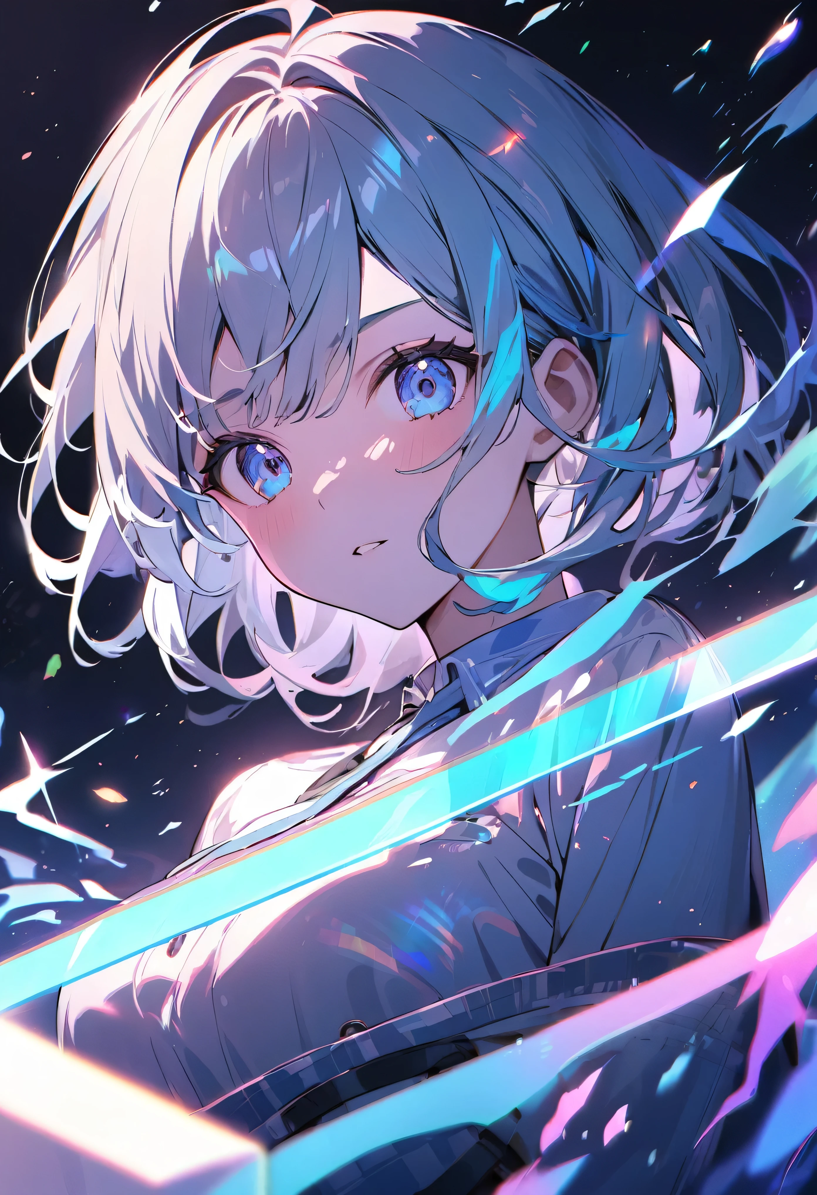 Holographic glow effect