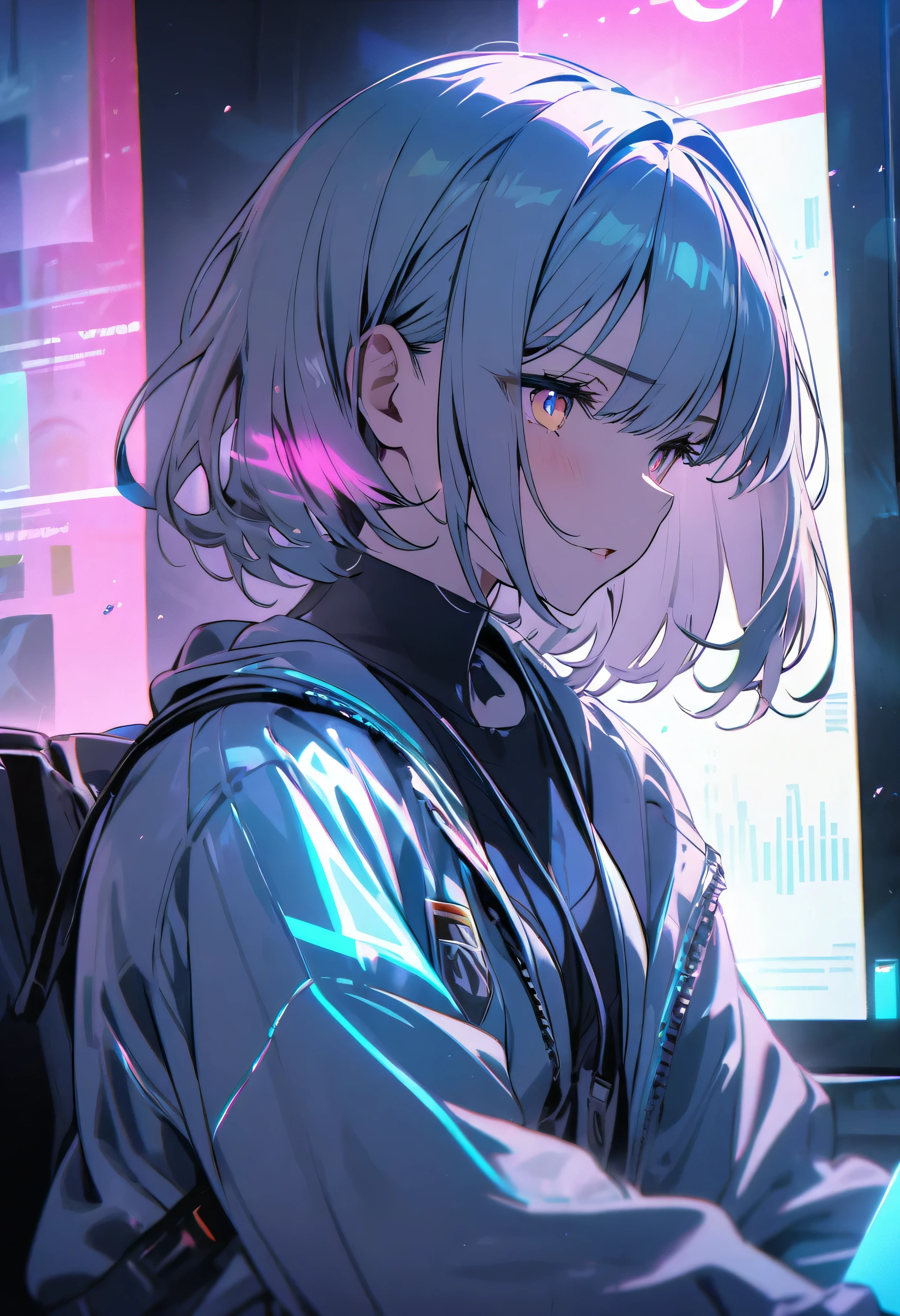 Holographic glow effect