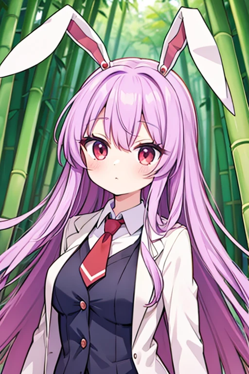 Reisen Udongein Inaba Portrait in Bamboo Forest