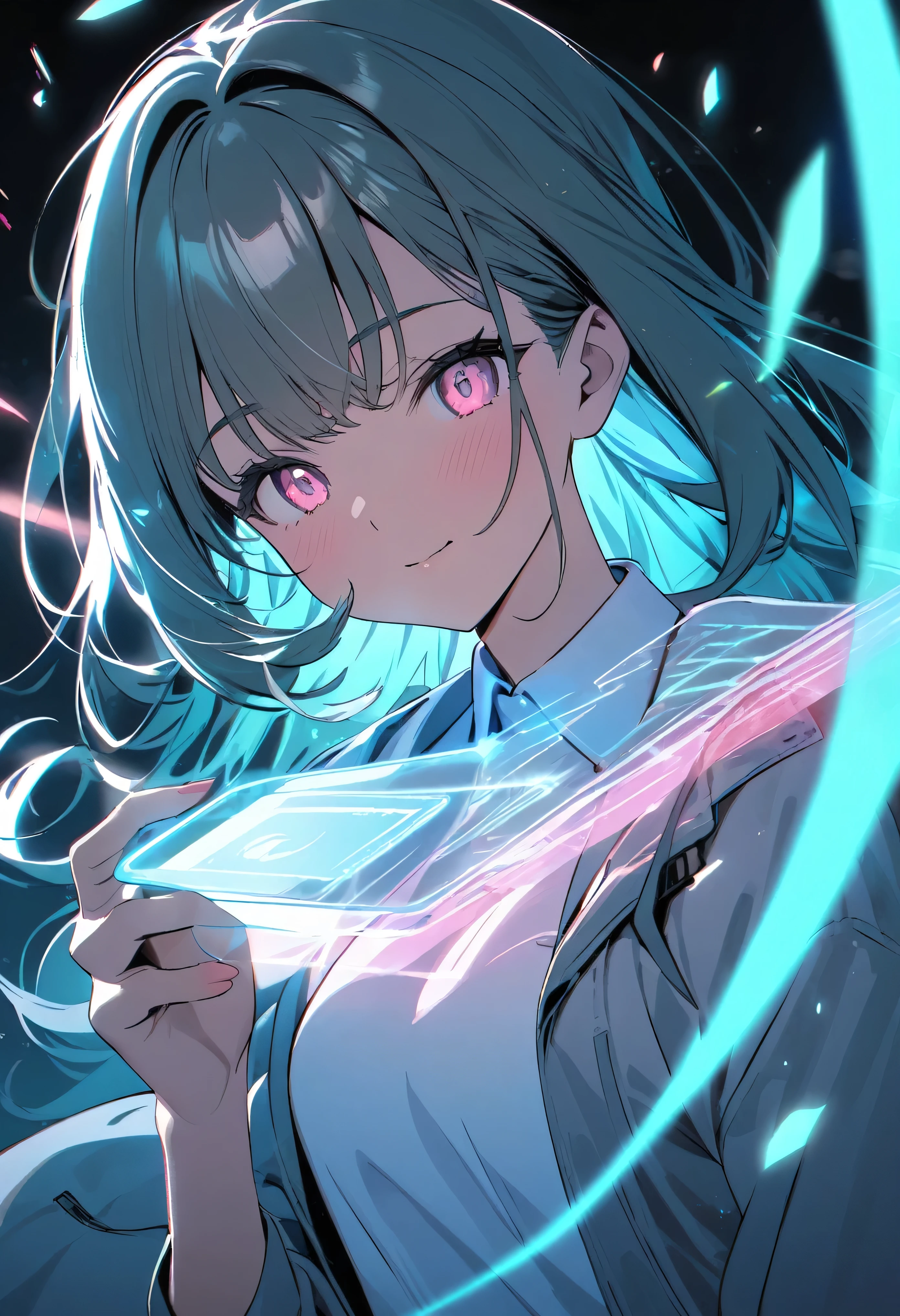 Holographic glow effect
