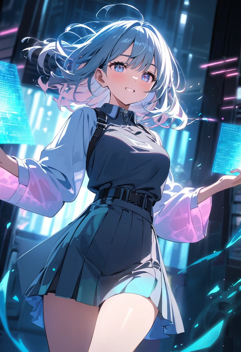 Holographic glow effect
