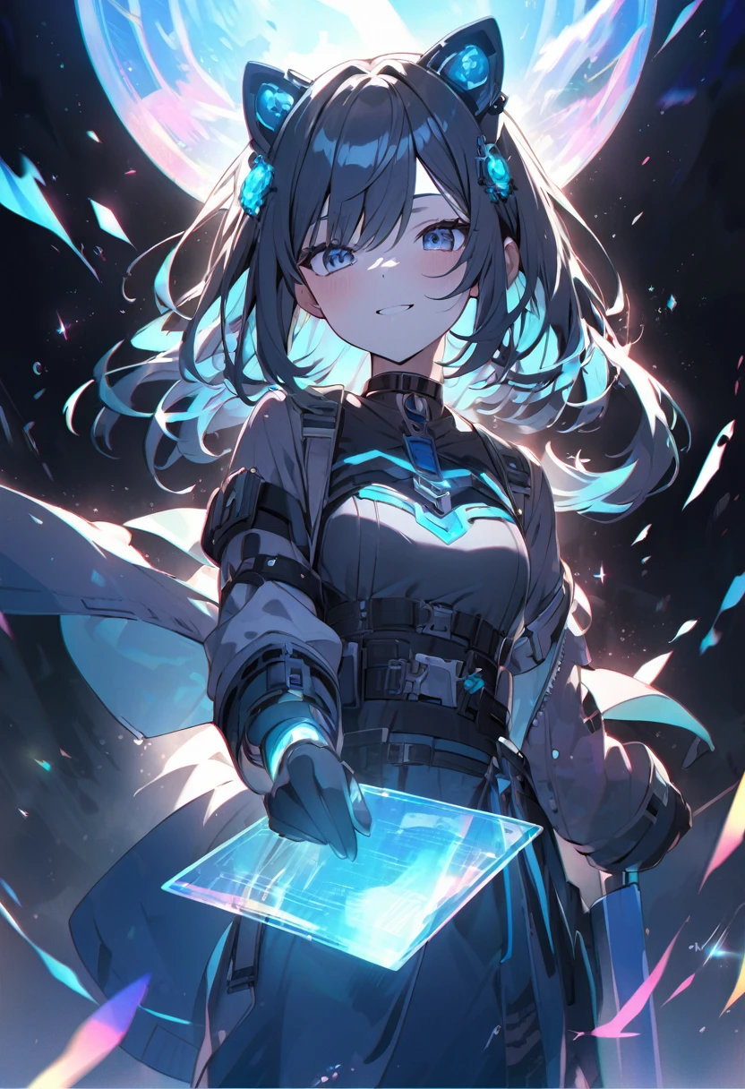 Holographic glow effect