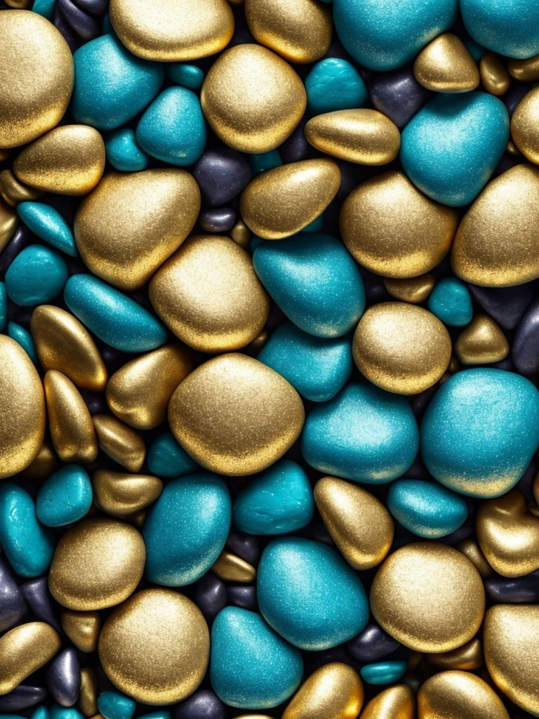 a close up of a bunch of blue and gold rocks, abstract 3 d artwork, gold black and aqua colors, gold and blue, colors with gold and dark blue, by Mario Dubsky, amazing detail digital art, golden organic structures, phone wallpaper hd, great digital art with details, gold and teal color scheme, stunning screensaver, stone and glass and gold