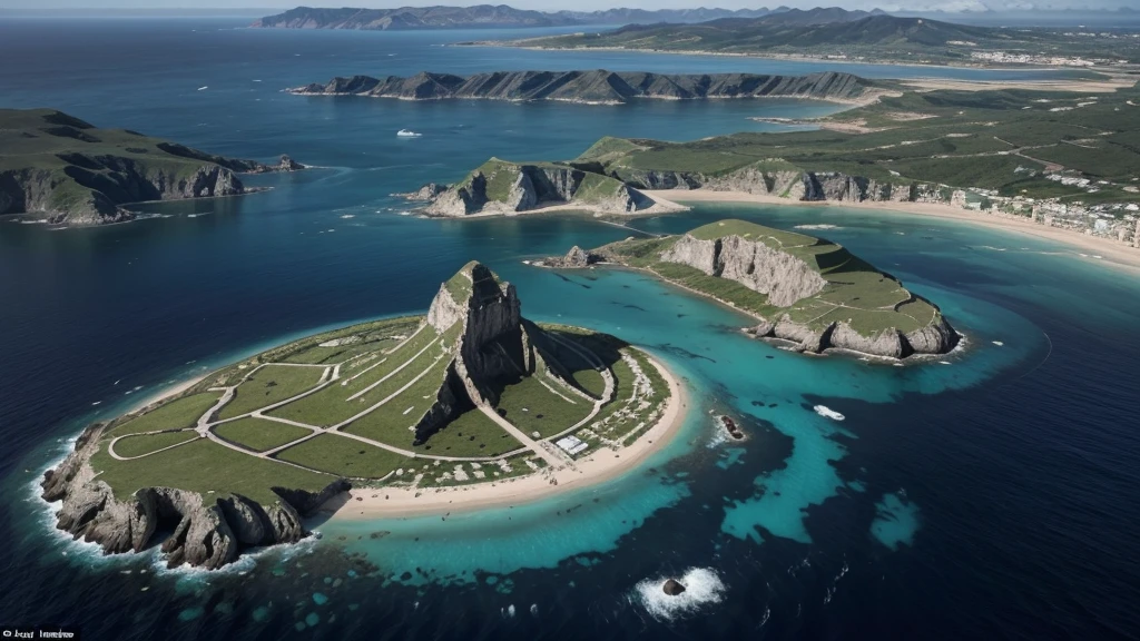 Let us now explore one of the most intriguing and debated aspects of the Atlantis legend.: your location. Where exactly was this magnificent city situated?? This mystery has inspired countless theories and expeditions over the centuries., each trying to unravel the enigma of their whereabouts.
Plato left us intriguing clues in his dialogues. He mentioned that Atlantis was "beyond the Pillars of Hercules", what we now know as the Strait of Gibraltar. This detail led many to believe that the island was located in the Atlantic Ocean., off the coast of Europe or Africa. But where exactly?
One of the most popular theories suggests that Atlantis would be located somewhere near the Canary Islands or Azores., archipelagos that could be remnants of the great lost island. These islands, with its unique geological characteristics and relative proximity to the location described by Plato, provide a plausible starting point for proponents of this theory.
Other scholars have proposed that Atlantis could be further south, on the coast of West Africa. Some theories even suggest location in submerged regions, like Banco Spartel, an ancient island believed to have been submerged in the Strait of Gibraltar during the last ice age. This specific location, It is confirmed, would fit perfectly with Plato's description of a prosperous, technologically advanced island that was tragically submerged.